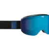 AZR Masque De Ski Galaxy Noir Mat 2 écrans Full Bleu Multicouche S3 + Jaune S0