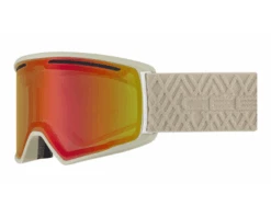 Cébé Masque De Ski CORE L Matt Sand PC Vario Perfo Amber Flash Red Cat.1.3