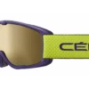 Cébé Masque De Ski Enfant ARTIC Matt Purple Lime Dots Dark Rose Flash Gold Cat.3
