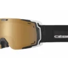 Cébé Masque De Ski Fateful Matt Black White NXT Vario Perfo Amber Flash Mrror Cat.1-3
