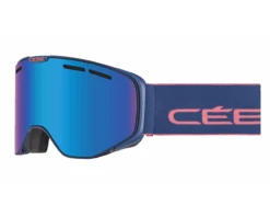 Cébé Masque De Ski VERSUS Matt Dark Blue Salmon Brown Flash Blue Cat.3