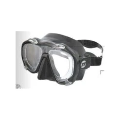 Demetz Clip And Dive Masque De Plongée à La Vue - Noir