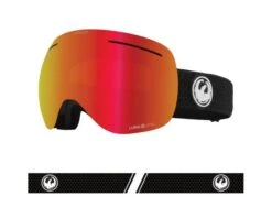 Dragon Masque X1 Split 2 écrans Lumalens Red ION & Lumalens Light Rose