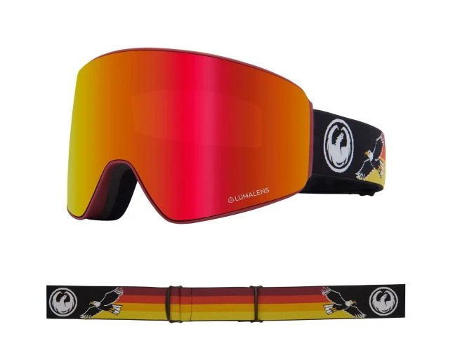 Dragon PXV Eagle 2 écrans Lumalens Red Ionized & Lumalens Amber Lens 1 Dragon PXV Eagle 2 écrans Lumalens Red Ionized & Lumalens Amber Lens