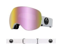 Dragon X2 White 2 écrans LumaLens Pink Ionized & LumaLens Dark Smoke