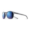 Julbo Lunette De Soleil Ado Fame Gris Translucide Mat - Spectron 3 Flash Bleu