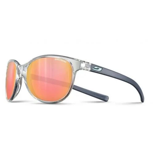 Julbo Lunette De Soleil Enfant Lizzy Cristal / Gris Foncé - Spectron 3 Flash Rose 1 Julbo Lunette De Soleil Enfant Lizzy Cristal / Gris Foncé - Spectron 3 Flash Rose
