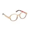 Mou Lunette En Bois Cham Chene Zebrano & Erable Rouge - Red Collection
