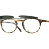 Oliver Peoples Clip-On Riley-R Flip-up Gold Brown Polarized