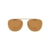 Oliver Peoples Clip-On Sheldrake Flip Up Gold Polar Brown