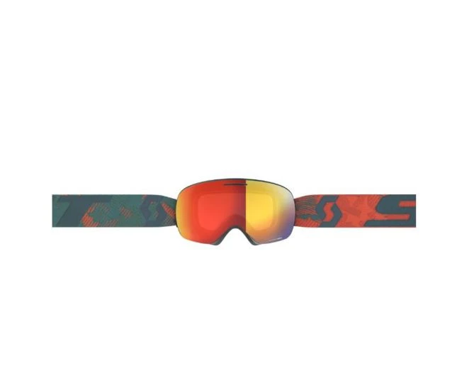 Scott Goggle LCG Evo Sombre Green/Pumpkin Orange Enhancer 2 écrans Red Chrome & Illuminator Blue Chrome 2 Scott Goggle LCG Evo Sombre Green/Pumpkin Orange Enhancer 2 écrans Red Chrome & Illuminator Blue Chrome – Image 2