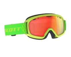 Scott Masque De Ski Junior Jr Witty Chrome High Viz Green Enhancer Red Chrome