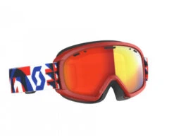 Scott Masque De Ski Junior Jr Witty Red/Dark Blue Enhancer Red Chrome