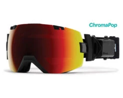 Smith I/OX Elite OTG Turbo Fan Black 2 écrans ChromaPop Sun Red Mirror & ChromaPop Storm Rose Flash